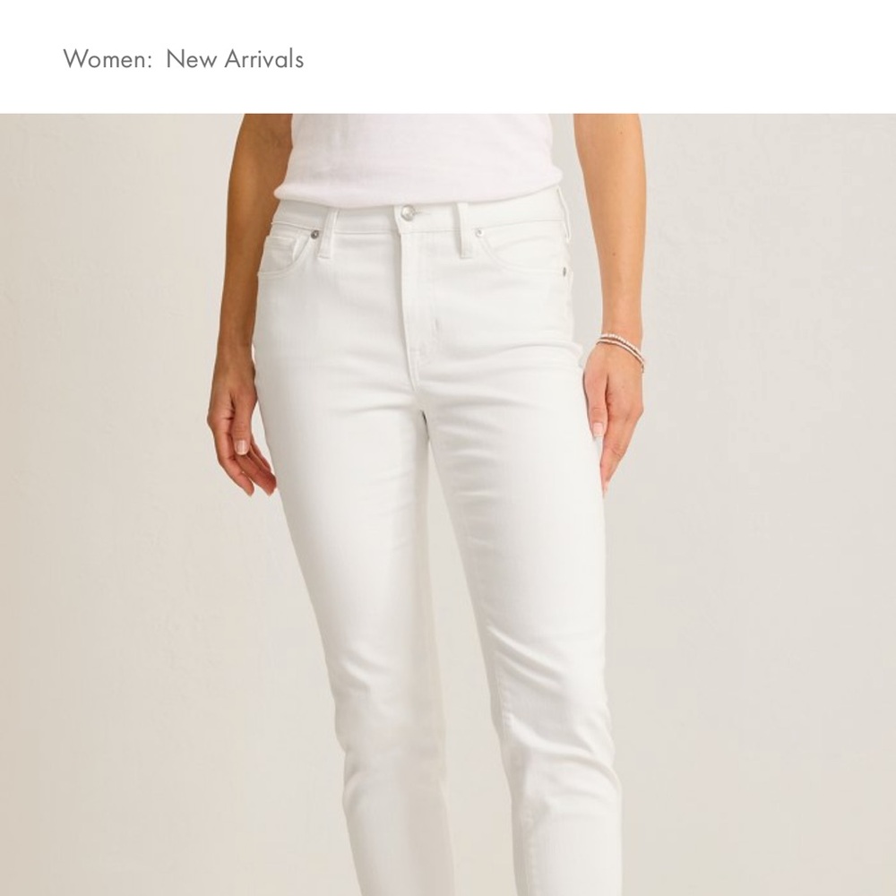 Tommy Bahama Ella Twill High Rise Ankle Jean - Picture 2 of 7